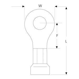 Pre-insulated Ring Terminal 4mm Red