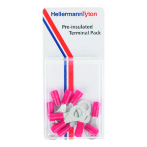 Pre-Insulated Ring Terminals: Pre-Packs 6mm Red